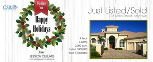 Corefact Seasonal - Just Listed/Sold Wreath Corefact Seasonal - Just Listed/Sold Wreath