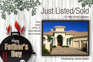 Corefact Seasonal - Just Listed/Sold Father's Day Corefact Seasonal - Just Listed/Sold Father's Day