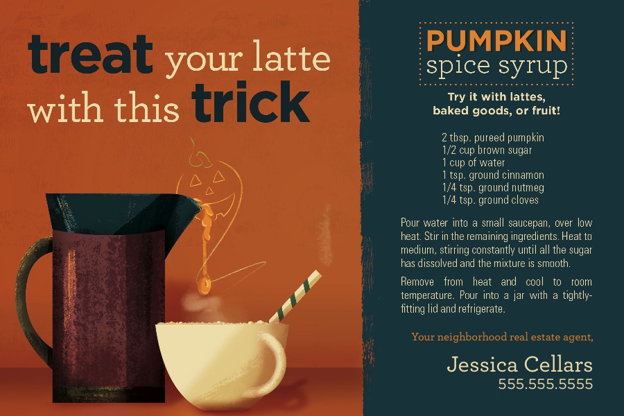 Corefact Recipe Postcard <br> Halloween Recipe Corefact Recipe Postcard <br> Halloween Recipe