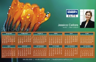 Corefact Calendar 2017 - Floral 01 Corefact Calendar 2017 - Floral 01