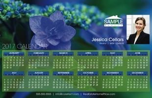 Corefact Calendar 2017 - Floral 03 Corefact Calendar 2017 - Floral 03