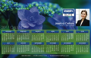 Corefact Calendar 2017 - Floral 03 Corefact Calendar 2017 - Floral 03