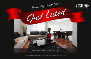 Corefact Just Listed - Ribbon 01 Corefact Just Listed - Ribbon 01
