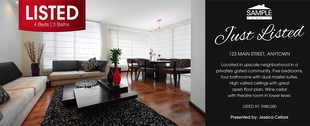 Corefact Just Listed - Black Bar 01 Corefact Just Listed - Black Bar 01