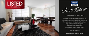 Corefact Just Listed - Black Bar 01 Corefact Just Listed - Black Bar 01