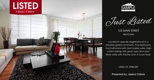 Corefact Just Listed - Black Bar 01 Corefact Just Listed - Black Bar 01