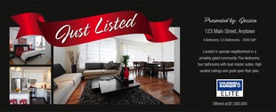 Corefact Just Listed - Ribbon 01 Corefact Just Listed - Ribbon 01