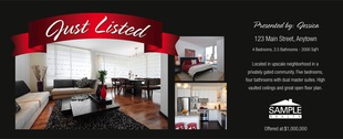 Corefact Just Listed - Ribbon 02 Corefact Just Listed - Ribbon 02