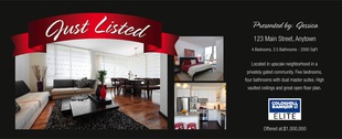 Corefact Just Listed - Ribbon 02 Corefact Just Listed - Ribbon 02