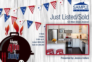 Corefact Seasonal - Just Listed/Sold July BBQ Corefact Seasonal - Just Listed/Sold July BBQ