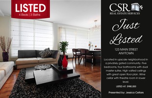 Corefact Just Listed - Black Bar 01 Corefact Just Listed - Black Bar 01