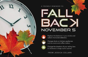 Corefact Seasonal - Fall Back Reminder Corefact Seasonal - Fall Back Reminder